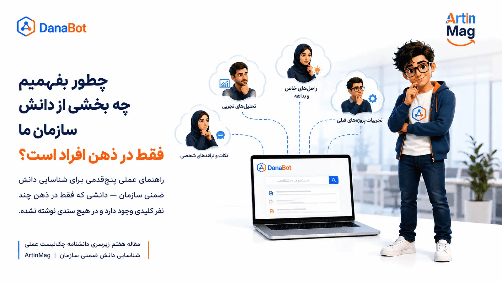 چطور بفهمیم چه بخشی از دانش سازمان ما فقط در ذهن افراد است