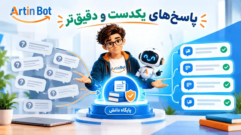 جواب یک سؤال نباید هر بار فرق کند؛ چطور پاسخ‌های تیم و چت‌بات را یکدست کنیم؟