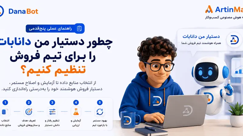 چطور دستیار من را برای تیم فروش دانابات تنظیم کنیم؟