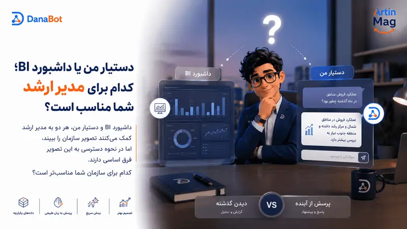 دستیار من یا داشبورد BI؛ کدام برای مدیر ارشد شما مناسب است؟