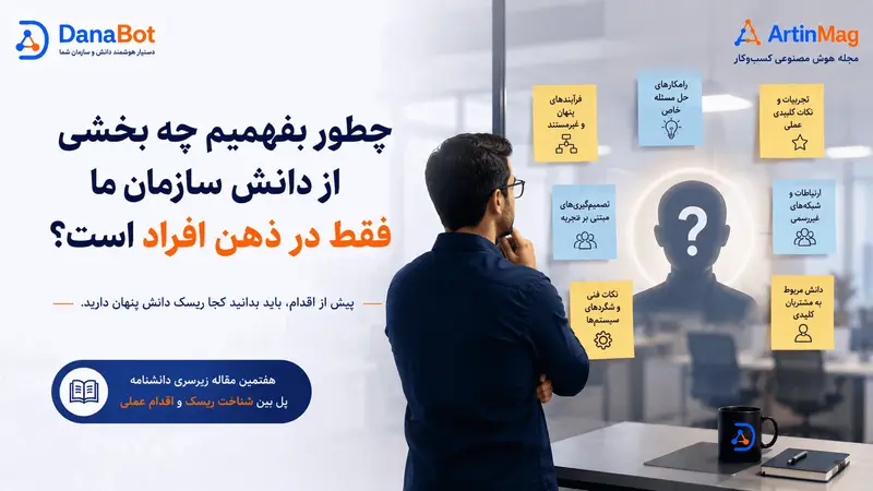 چطور بفهمیم چه بخشی از دانش سازمان ما فقط در ذهن افراد است؟
