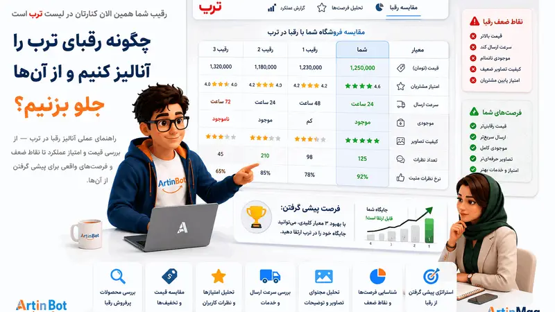چگونه رقبای ترب را آنالیز کنیم و از آن‌ها جلو بزنیم؟